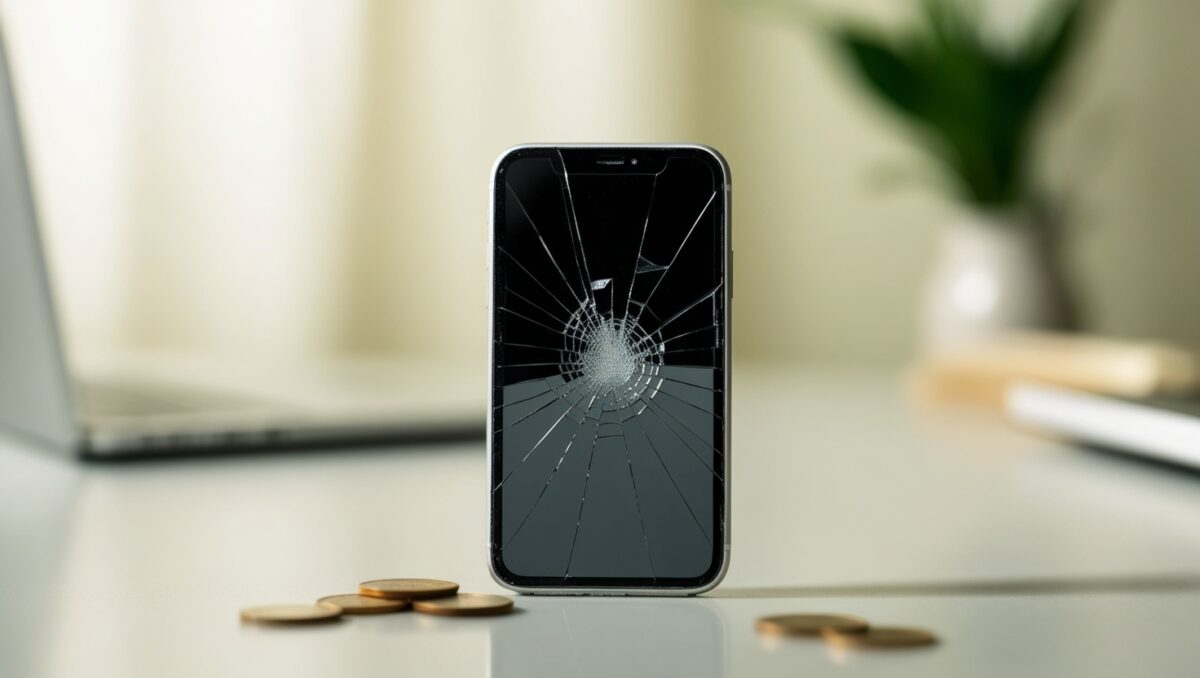 Leonardo_Phoenix_09_A_cracked_and_wornout_iPhone_screen_domina_0